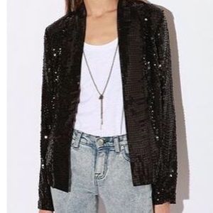 Silence and Noise Sequin Blazer